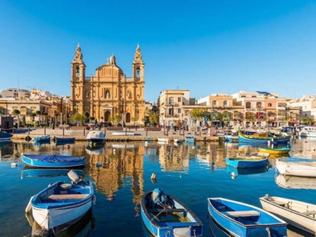 Thủ đô Valletta cổ kính của Malta được thành lập từ đầu thế kỷ 16. (Ảnh: Shutterstock)